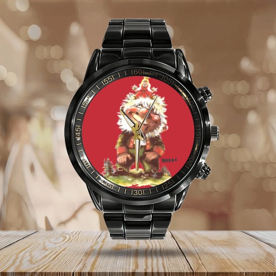 Discover Vintage Henning Troll Norway Calendar Steel Band Watch