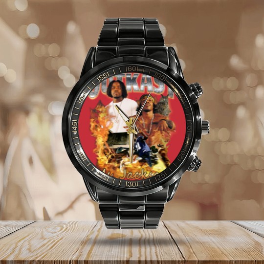 Discover Outkast Ms. Jackson Rap Calendar Steel Band Watch, Outkast Rap 90s Vintage Retro Classic Graphic Calendar Steel Band Watch