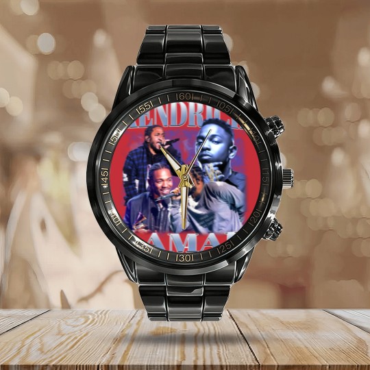 Discover Kendrick Lamar Calendar Steel Band Watch, Kendrick Lamar Vintage Calendar Steel Band Watch