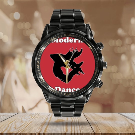 Discover modern dance style 1 Calendar Steel Band Watch