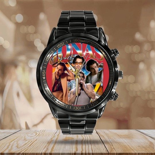 Discover Vintage Bootleg Calendar Steel Band Watch, Joe Jonas Calendar Steel Band Watch, Joe Jonas Fan Tees