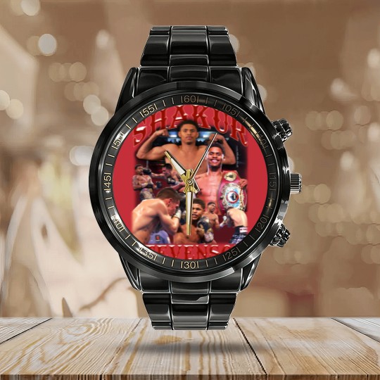 Discover Shakur Stevenson Snow Wash Calendar Steel Band Watch