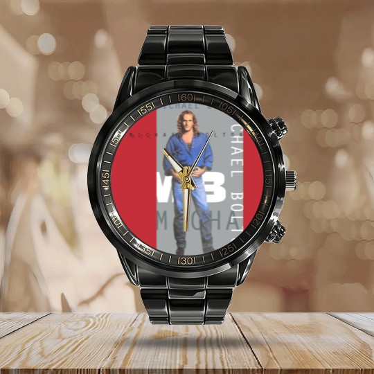 Discover Vintage 90's Michael Bolton 1994 Concert Band Calendar Steel Band Watch Tour Calendar Steel Band Watch