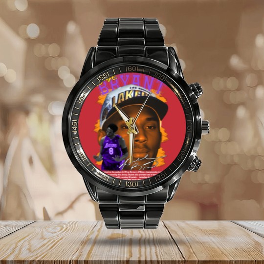 Discover Kobe Briant Calendar Steel Band Watch