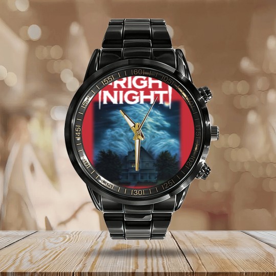 Discover Fright Night Calendar Steel Band Watch