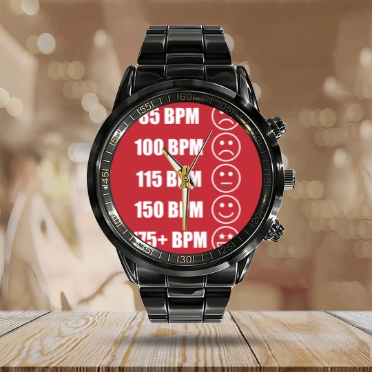 Discover Gabber Hakken Uptempo Fun Gift Calendar Steel Band Watch