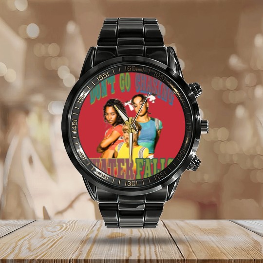 Discover Vintage TLC Calendar Steel Band Watch | TLC Graphic Calendar Steel Band Watch | Dont Go Chasing Waterfalls Calendar Steel Band Watch