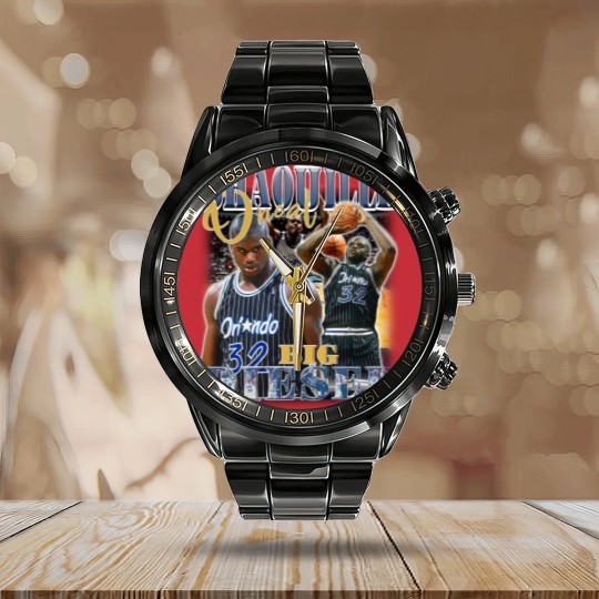 Discover Shaquille O'neal Orlando Magic Calendar Steel Band Watch