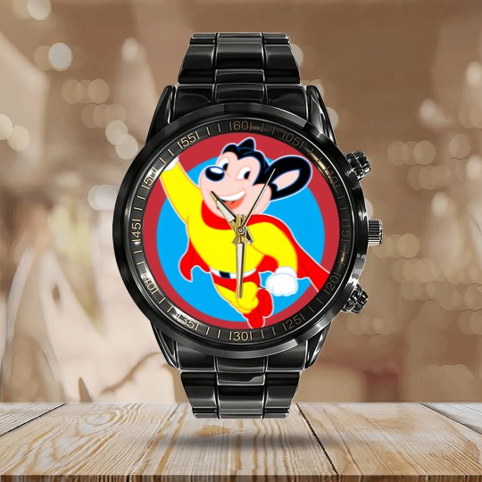 Discover Mighty Mouse - Mighty Mouse - Calendar Steel Band Watch