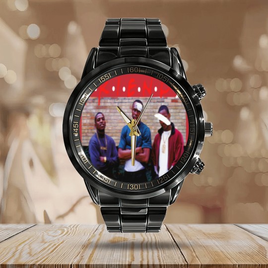 Discover Paid In Full Calendar Steel Band Watch PIF FRIENDS Calendar Steel Band Watch