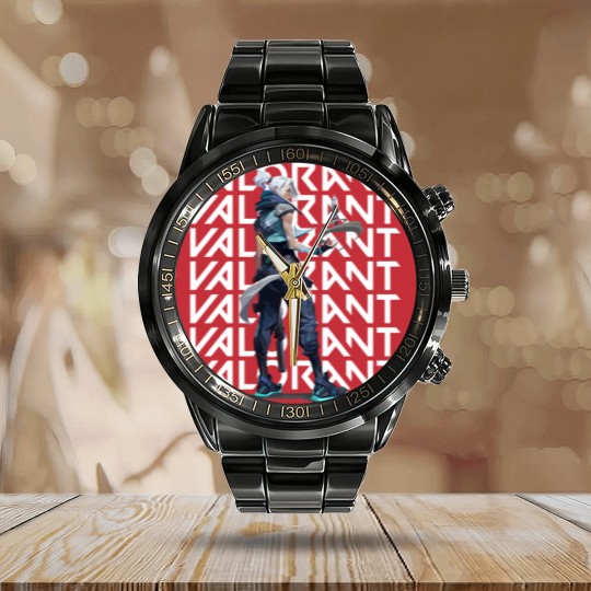 Discover 2 Valorant Jett Calendar Steel Band Watch