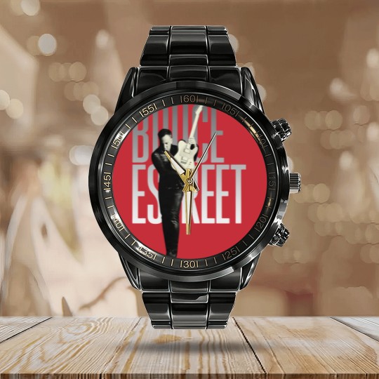 Discover Bruce Springsteen Calendar Steel Band Watch - E Street