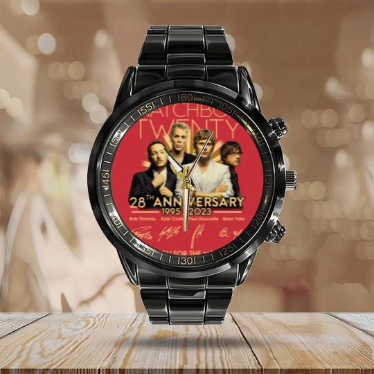 Discover 28 Years Of Matchbox Twenty Band Calendar Steel Band Watch