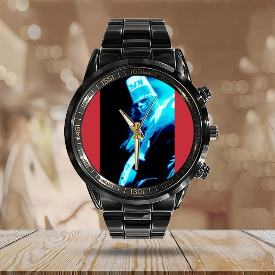 Discover Buckethead Electric Tears Graphic . Calendar Steel Band Watch