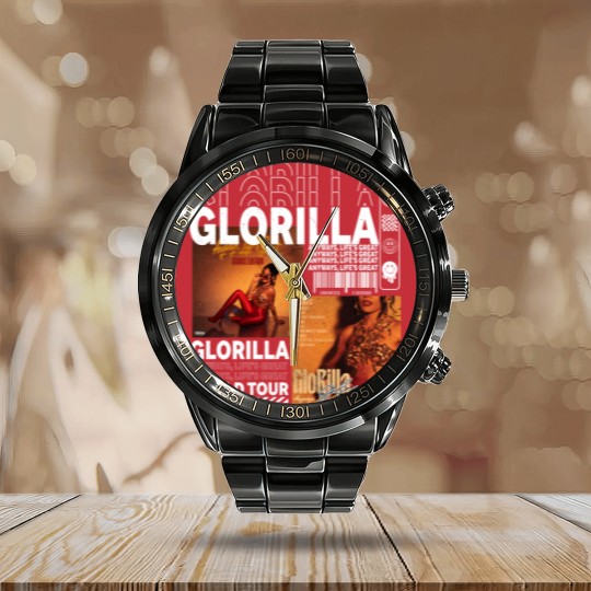Discover Glorilla Rap Calendar Steel Band Watch, Hiphop 90s Vintage Merch Hot 97 Summer Jam Tour 2023 Calendar Steel Band Watch