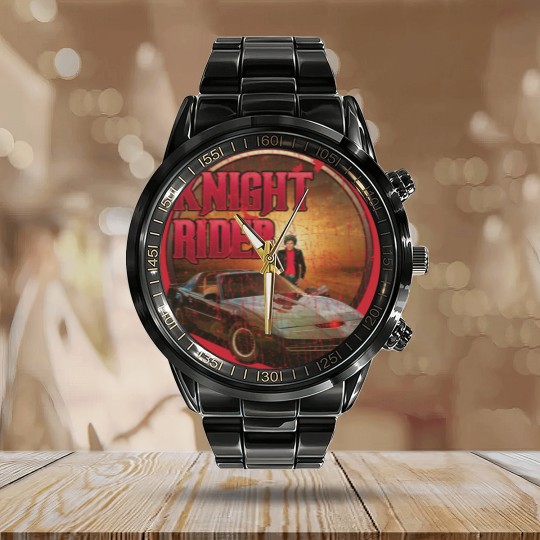 Discover Knight Rider 1982 - Knight Rider - Calendar Steel Band Watch