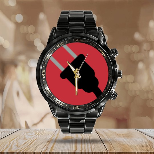Discover Plug Emojis Calendar Steel Band Watch