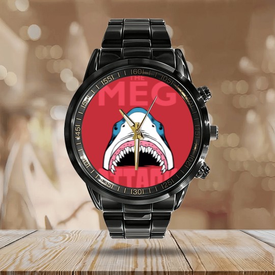 Discover the meg attack shark Calendar Steel Band Watch Calendar Steel Band Watch