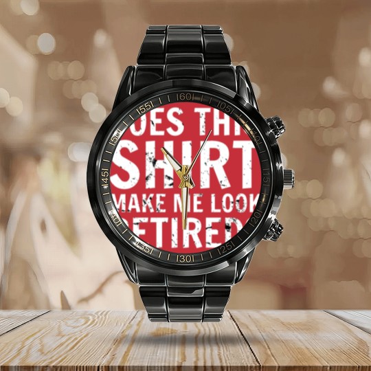 Discover Retired retirement Calendar Steel Band Watch Calendar Steel Band Watch