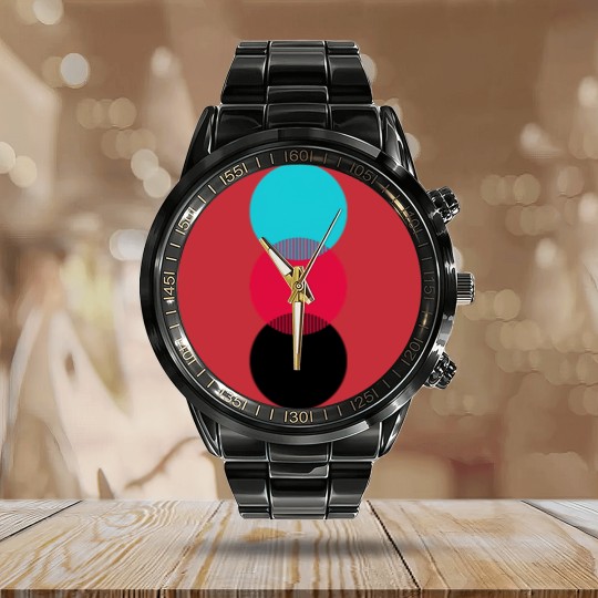 Discover mike stud Calendar Steel Band Watch