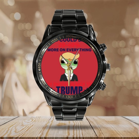 Discover You Could Save 20-40% More On Everything By Switching Back To Trump Calendar Steel Band Watch