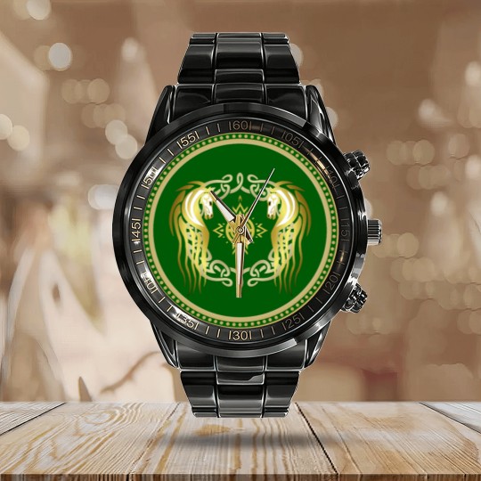 Discover Rohan - Lord Of The Rings - Calendar Steel Band Watch