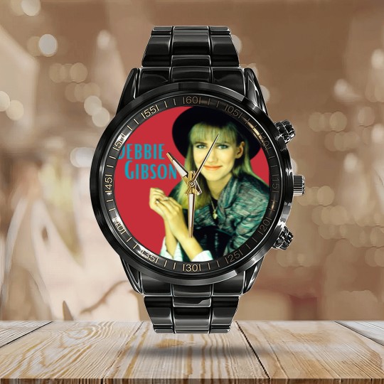 Discover Debbie Gibson Unisex Softstyle Calendar Steel Band Watch, Shake Your Love