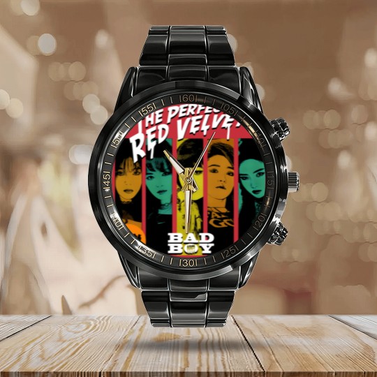 Discover RED VELVET Kpop Calendar Steel Band Watch, Red Velvet Homage Calendar Steel Band Watch,