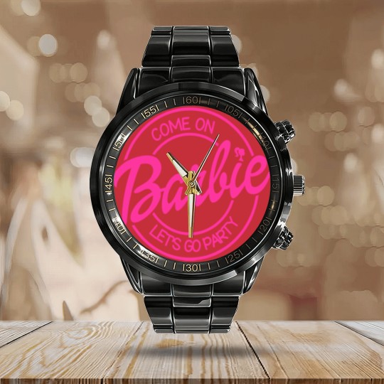 Discover Come On Let's Go Party Calendar Steel Band Watch, Barbie Girl Calendar Steel Band Watch, 2023 Barbie Calendar Steel Band Watch