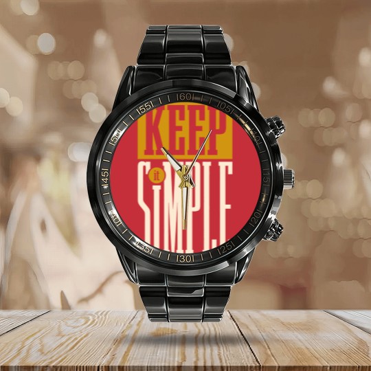 Discover KEEP IT SIMPLE - Simple - Calendar Steel Band Watch