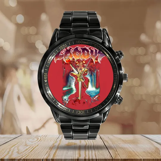 Discover Exodus Blood In Blood Out Calendar Steel Band Watch