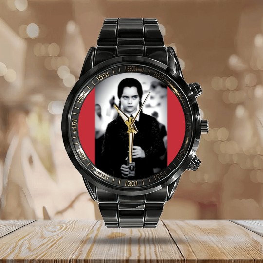 Discover Wednesday Addams Poison Horror Movie Calendar Steel Band Watch