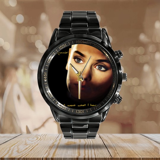 Discover RIP Sinead O'Connor Calendar Steel Band Watch, Sinead O'Connor I Do No Want What I Haven't Got Calendar Steel Band Watch