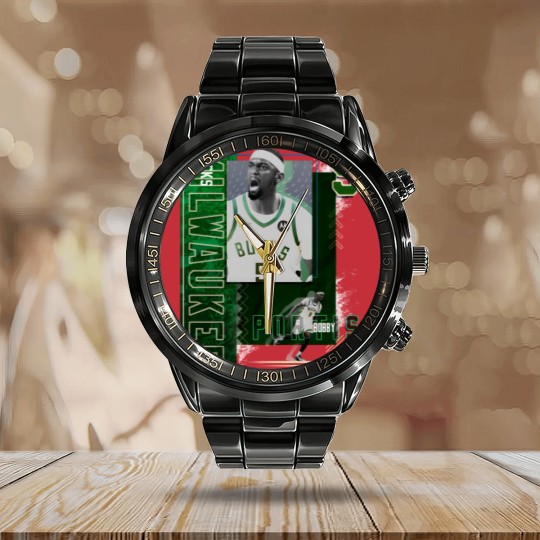 Discover Bobby Portis Basketball Paper Poster Bucks 2 - Bobby Portis - Calendar Steel Band Watch