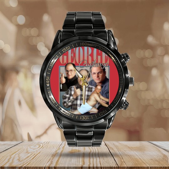 Discover RETRO GEORGE Costanza Calendar Steel Band Watch, George Seinfield Calendar Steel Band Watch, George Costanza Calendar Steel Band Watch, George Costanza Homage Calendar Steel Band Watch, Seinfeld Fan, Tv Seinfeld Sitcom
