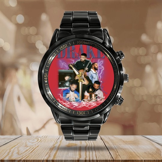 Discover Drake Albums Calendar Steel Band Watch, Drake Graphic Calendar Steel Band Watch