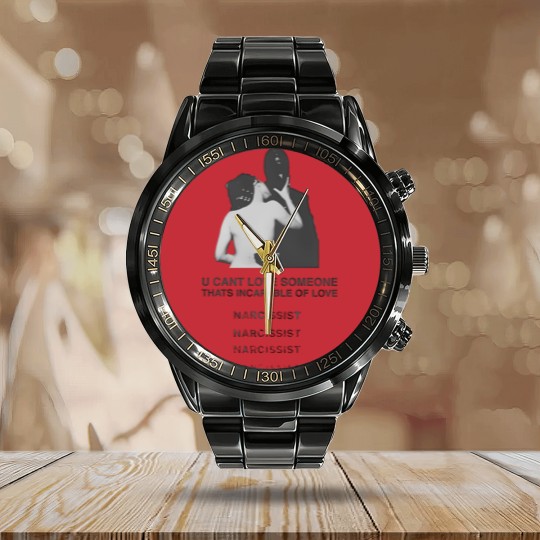 Discover Playboi Carti Narcissist Calendar Steel Band Watch