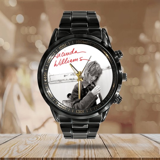 Discover Special Edition of Lucinda Williams Classic Calendar Steel Band Watch
