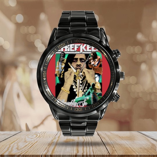 Discover Chief Keef Rap Calendar Steel Band Watch, Vintage Rap Calendar Steel Band Watch, Hip Hop Calendar Steel Band Watch, Vintage Hip Hop Calendar Steel Band Watch