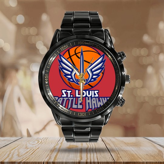 Discover Battle Hawks St Louis - St Louis Battle Hawks - Calendar Steel Band Watch