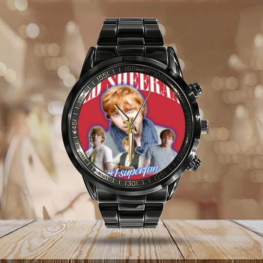 Discover Vintage E.d She.Eran #1 Supe.rfan Unisex Calendar Steel Band Watch, E.d Sheer.an 2023 Tour Calendar Steel Band Watch