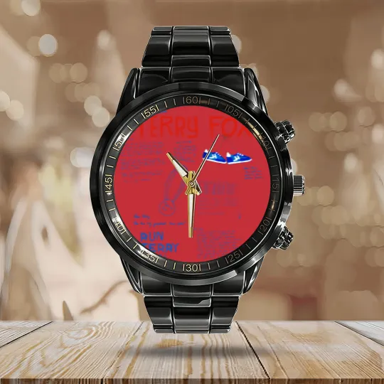 Discover Ryan Reynolds Terry Fox Calendar Steel Band Watch for men women, Terry Fox Run Calendar Steel Band Watch