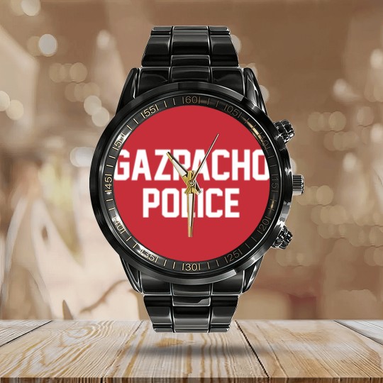 Discover Gazpacho Police - Gazpacho Police - Calendar Steel Band Watch