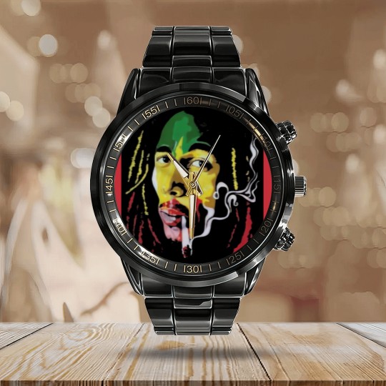 Discover Bob Marley Calendar Steel Band Watch, Bob Marley Calendar Steel Band Watch, Bob Marley Calendar Steel Band Watch,