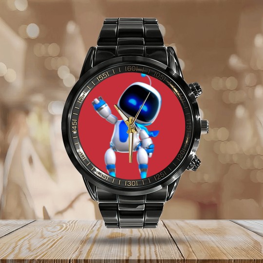 Discover astros playroom game  astrobot Calendar Steel Band Watch
