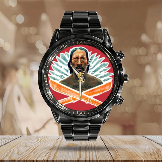 Discover Machete Essential Calendar Steel Band Watch