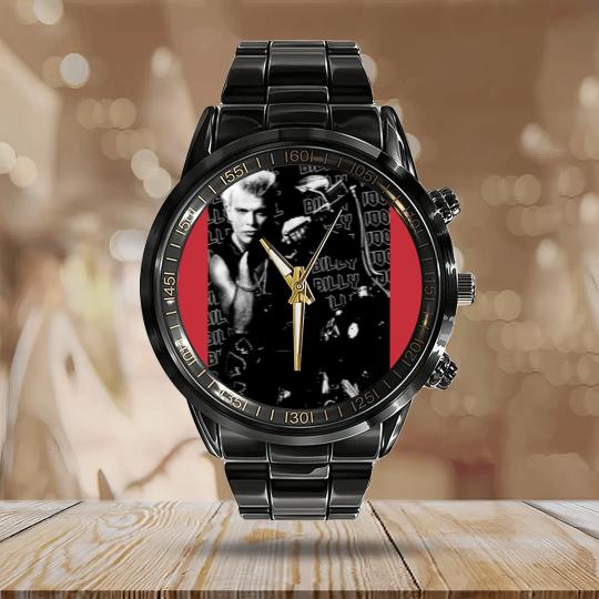 Discover Vintage Billy Idol Calendar Steel Band Watch, Billy Idol Live Tour 2023 Calendar Steel Band Watch