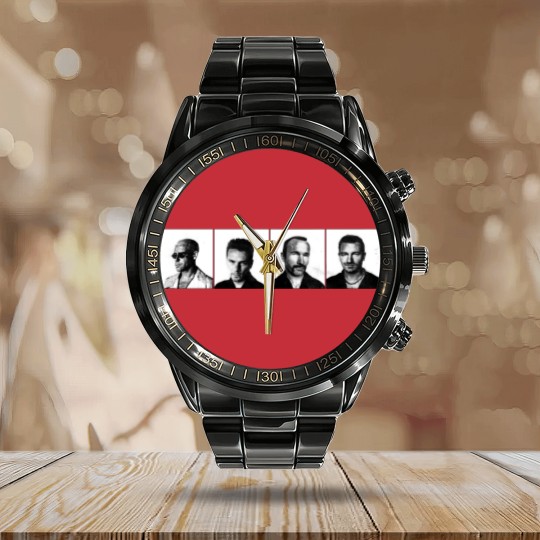 Discover VINTAGE U2 Pop Mart Calendar Steel Band Watch