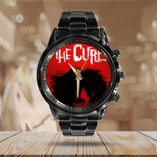 Discover The Cure - Band Legend Classic Calendar Steel Band Watch