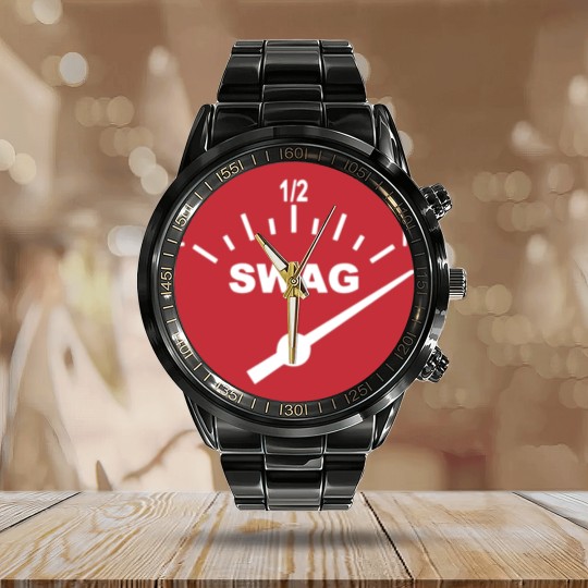 Discover Swag Gauge Modern Cool Soft Cotton swag Calendar Steel Band Watch